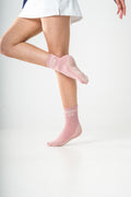 Dusty Pink Grip Socks – Single Pair