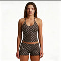 Evan Dotty Print Yoga Set