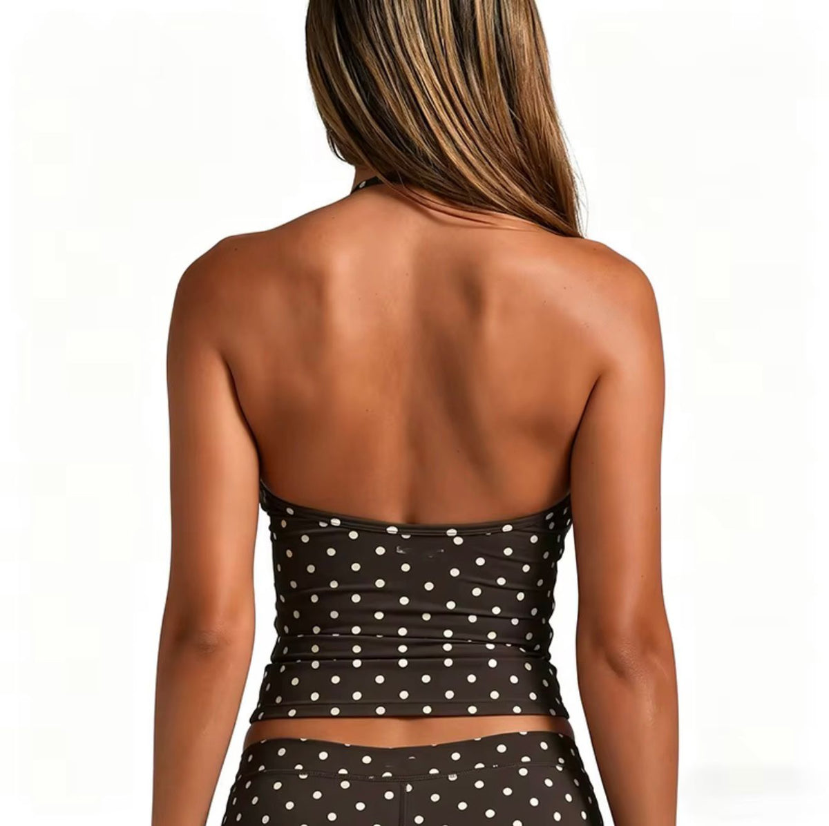 Evan Dotty Print Yoga Set