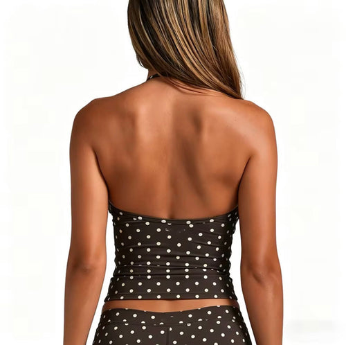 Evan Dotty Print Yoga Set
